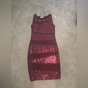 Bailey sequin knit dress